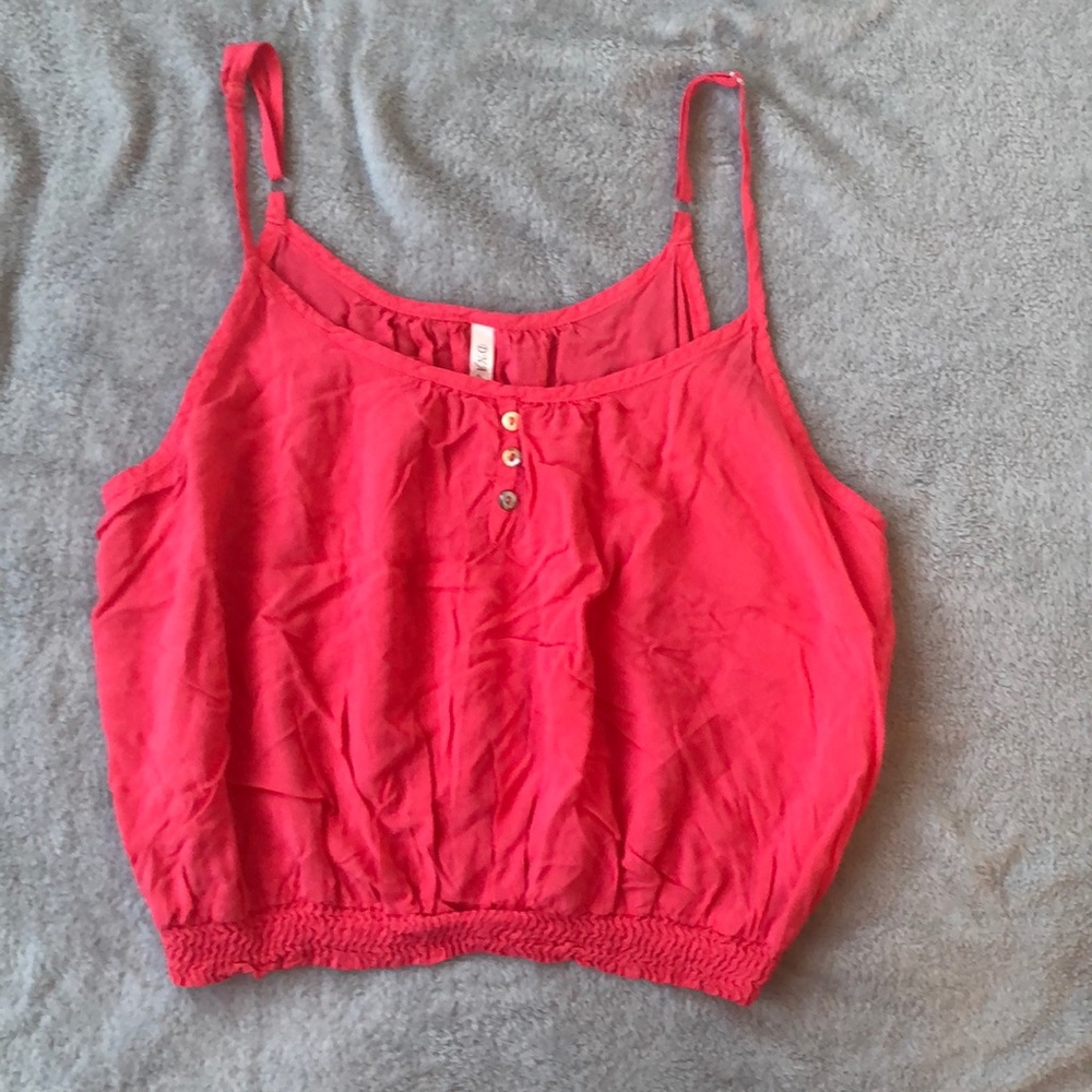 DNA Couture - Pink Cropped tank